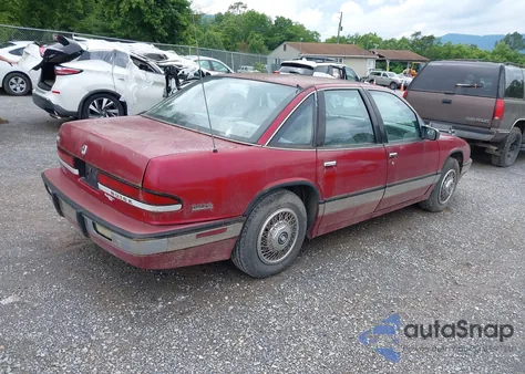1992 Buick Regal Limited z USA, uszkodzony, nr VIN 2G4WD54L9N1485567